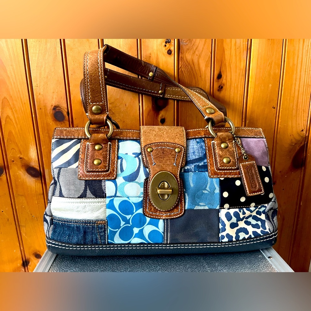 Coach Vintage Patchwork Leather Handbag - Picture 2 of 11